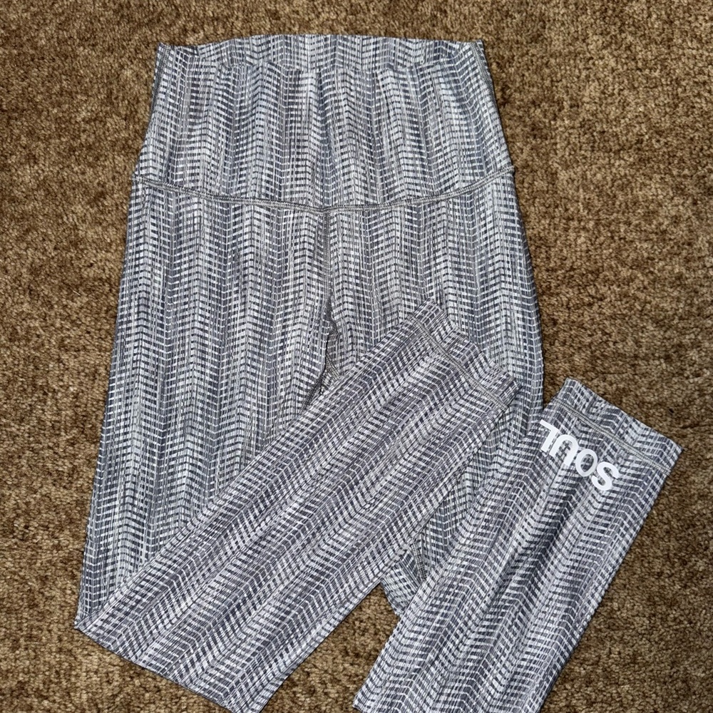 Lululemon x Soulcycle Gray Leggings
